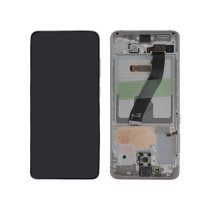Ecrã completo branco Galaxy S20 (G980F/G980B) (sem Cam)