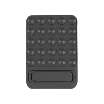 Suporte com ventosa com suporte integrado (cinzento escuro)