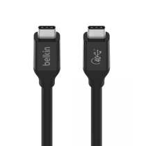 BELKIN Cabo 100W USB-C para USB-C 0,8m (preto)