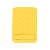 Suporte com ventosa com suporte integrado (amarelo)