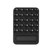 Suporte com ventosa com suporte integrado (preto)