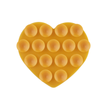 Suporte com ventosa Coração (Laranja)