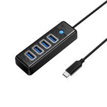 ORICO Hub USB-C para 4 Portas USB 3.0 (PW4U-C3-015-BK-EP)