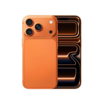 Modelo de exposição tipo iPhone 17 Pro Max (Laranja cósmico)