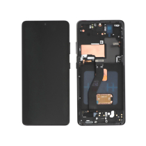 Ecrã completo preto Galaxy S21 Ultra (com chassis) (ReLife)