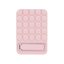 Suporte com ventosa com suporte integrado (Rosa)
