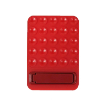Suporte com ventosa com suporte integrado (vermelho)
