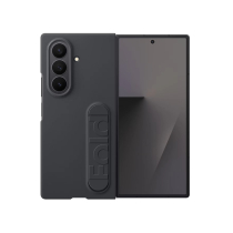 SAMSUNG Capa de proteção em silicone Alça + Película de proteção Galaxy Z Fold 7 (preta)