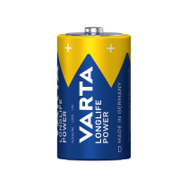VARTA Pack 2 Pilhas alcalinas Longlife Power (D)