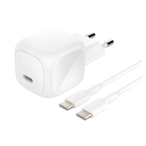 BELKIN Carregador de tomada 45W + Cabo USB-C para USB-C 1m (PVC) (branco)