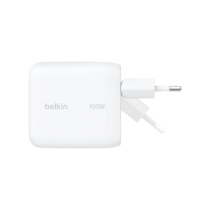 BELKIN Carregador de tomada GaN USB-C 100W (branco)