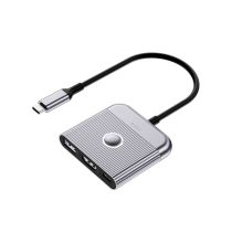 WiWU Adaptador USB-C 3-em-1 (Wi-HB002)